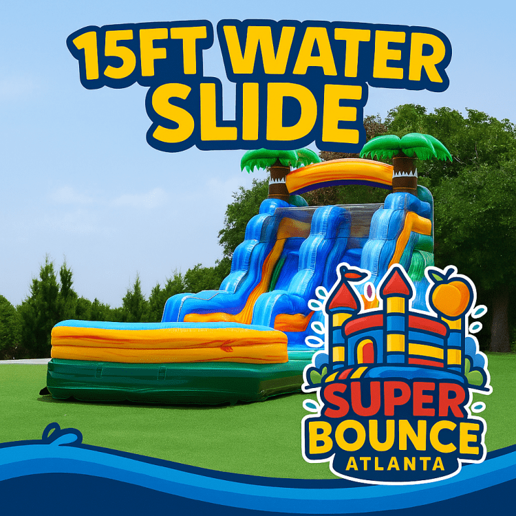 15' Fun Palms Water Slide