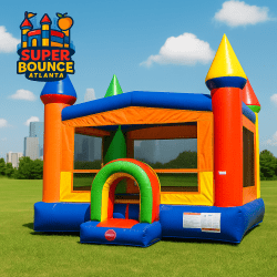 Rainbow Castle Bounce House
