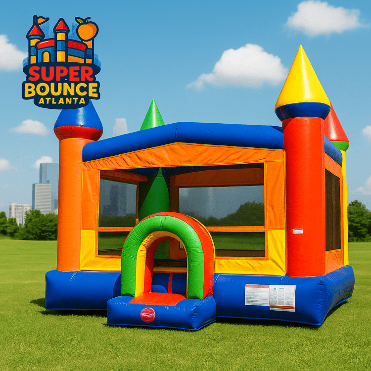 Rainbow Castle Bounce House