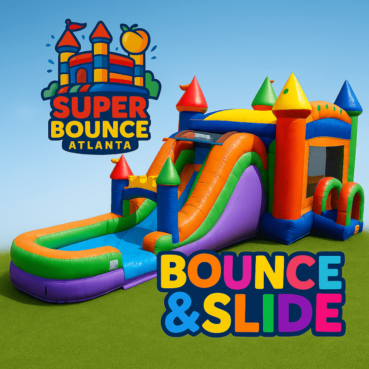 Mega Rainbow Bounce & Slide Combo