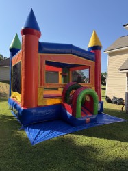Rainbow Castle Bounce House